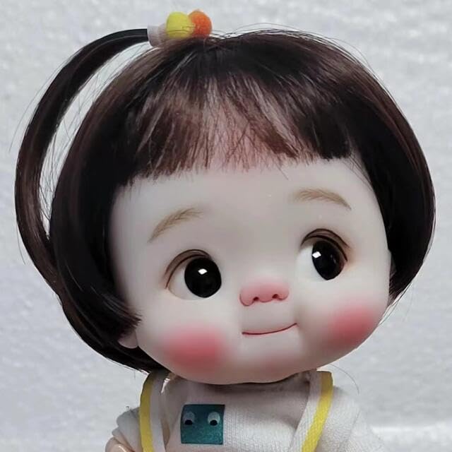 創作人形 オリジナル人形 粘土ドール 目が動く